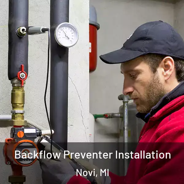  Backflow Preventer Installation Novi, MI
